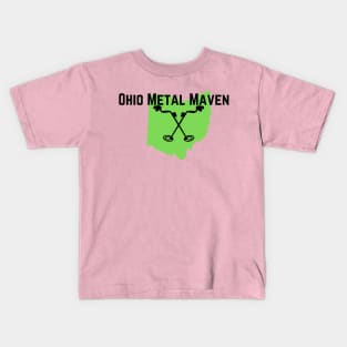 Ohio Metal Maven State Logo Kids T-Shirt